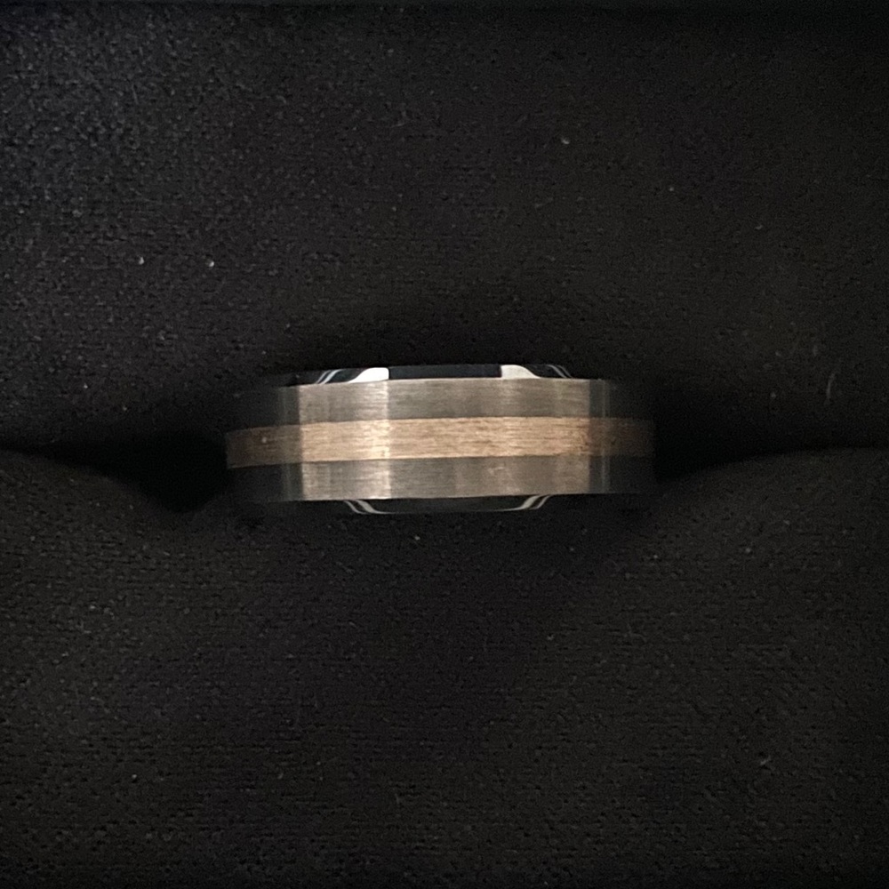 Men’s Triton Tungsten Wedding Band - Size 10.5